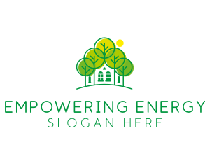 Green Forest House logo design