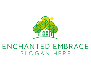 Green Forest House logo design