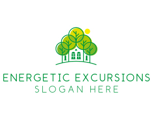 Green Forest House logo design