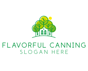 Green Forest House logo design