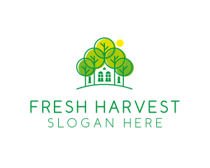 Green Forest House logo design