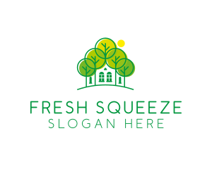 Green Forest House logo design