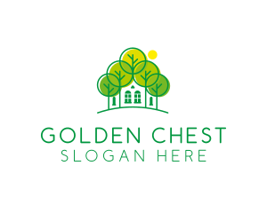 Green Forest House logo design