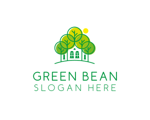 Green Forest House logo design