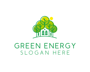 Green Forest House logo design