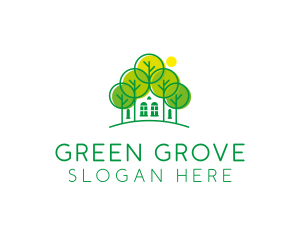 Green Forest House logo design