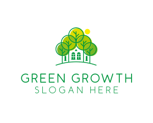 Green Forest House logo design