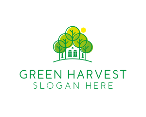 Green Forest House logo design