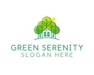 Green Forest House logo design