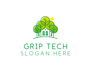 Green Forest House logo design