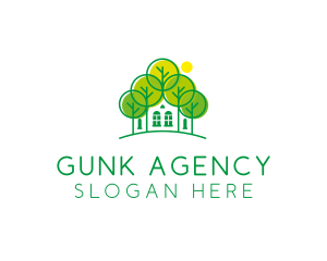 Green Forest House logo design