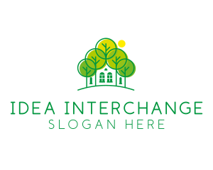 Green Forest House logo design