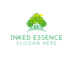 Green Forest House logo design