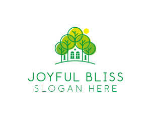 Green Forest House logo design