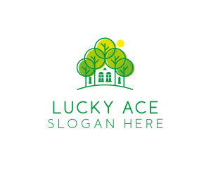 Green Forest House logo design