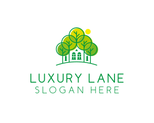 Green Forest House logo design