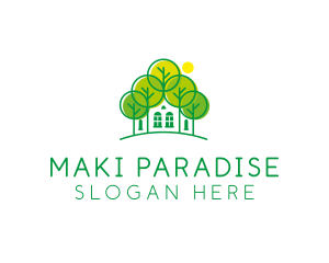 Green Forest House logo design