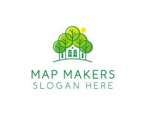 Green Forest House logo design