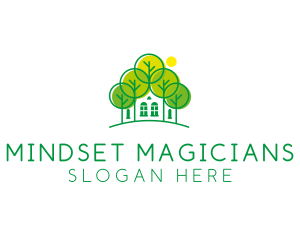 Green Forest House logo design