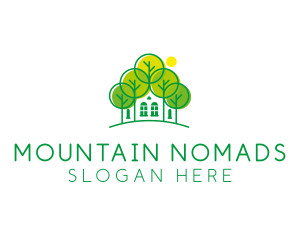 Green Forest House logo design