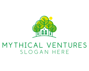 Green Forest House logo design