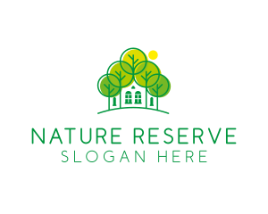 Green Forest House logo design