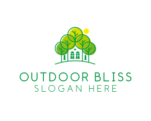 Green Forest House logo design