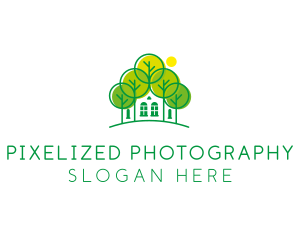 Green Forest House logo design