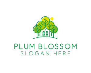 Green Forest House logo design