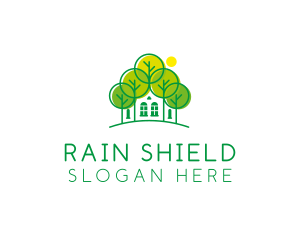 Green Forest House logo design