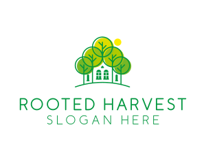 Green Forest House logo design