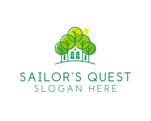 Green Forest House logo design