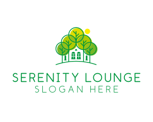 Green Forest House logo design