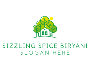 Green Forest House logo design