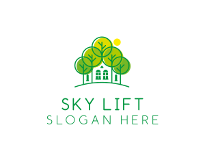 Green Forest House logo design