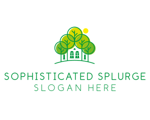 Green Forest House logo design