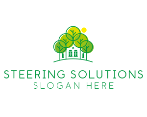 Green Forest House logo design