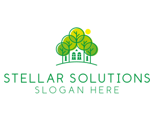 Green Forest House logo design