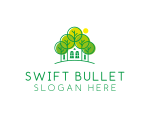 Green Forest House logo design