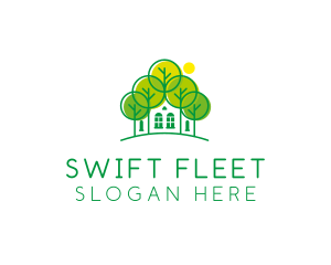 Green Forest House logo design