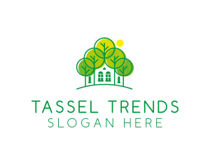 Green Forest House logo design