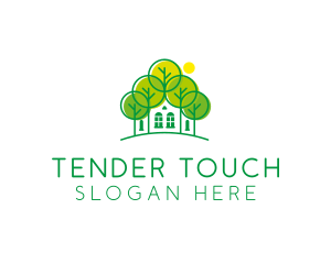 Green Forest House logo design