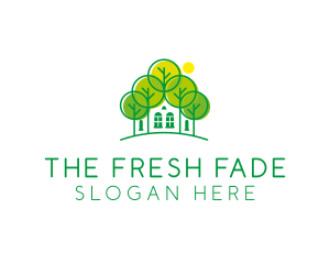 Green Forest House logo design