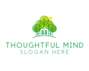 Green Forest House logo design