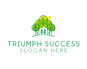 Green Forest House logo design