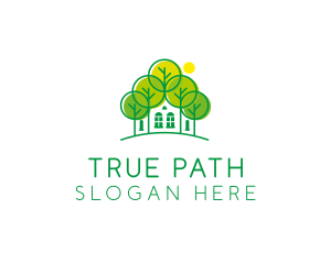 Green Forest House logo design