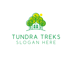 Green Forest House logo design