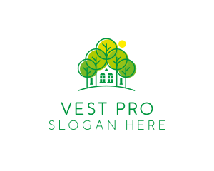 Green Forest House logo design