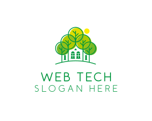 Green Forest House logo design