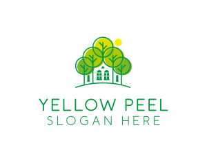 Green Forest House logo design